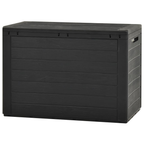 vidaXL Patio Storage Box Anthracite 38.7"x17.3"x21.7"