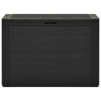 vidaXL Patio Storage Box Anthracite 38.7"x17.3"x21.7"