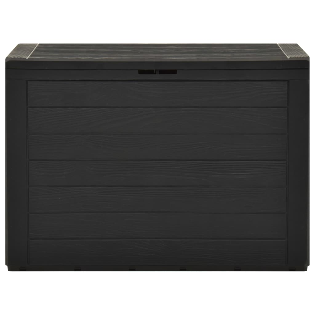 vidaXL Patio Storage Box Anthracite 38.7"x17.3"x21.7"