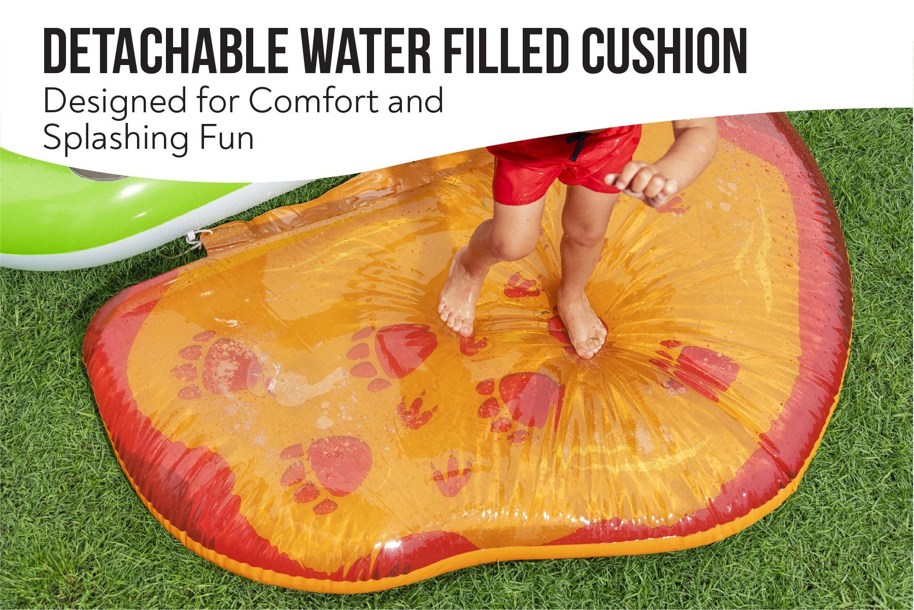 Volcano Springs Inflatable Paddling Pool with Play Centre