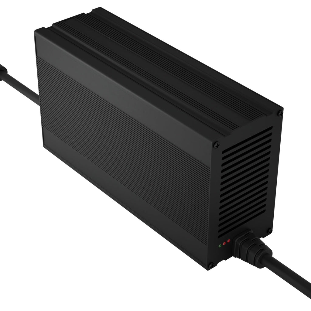 VoltX 48V 15A Universal Golf Cart Battery Charger, 1500W IP67 Ring Terminals
