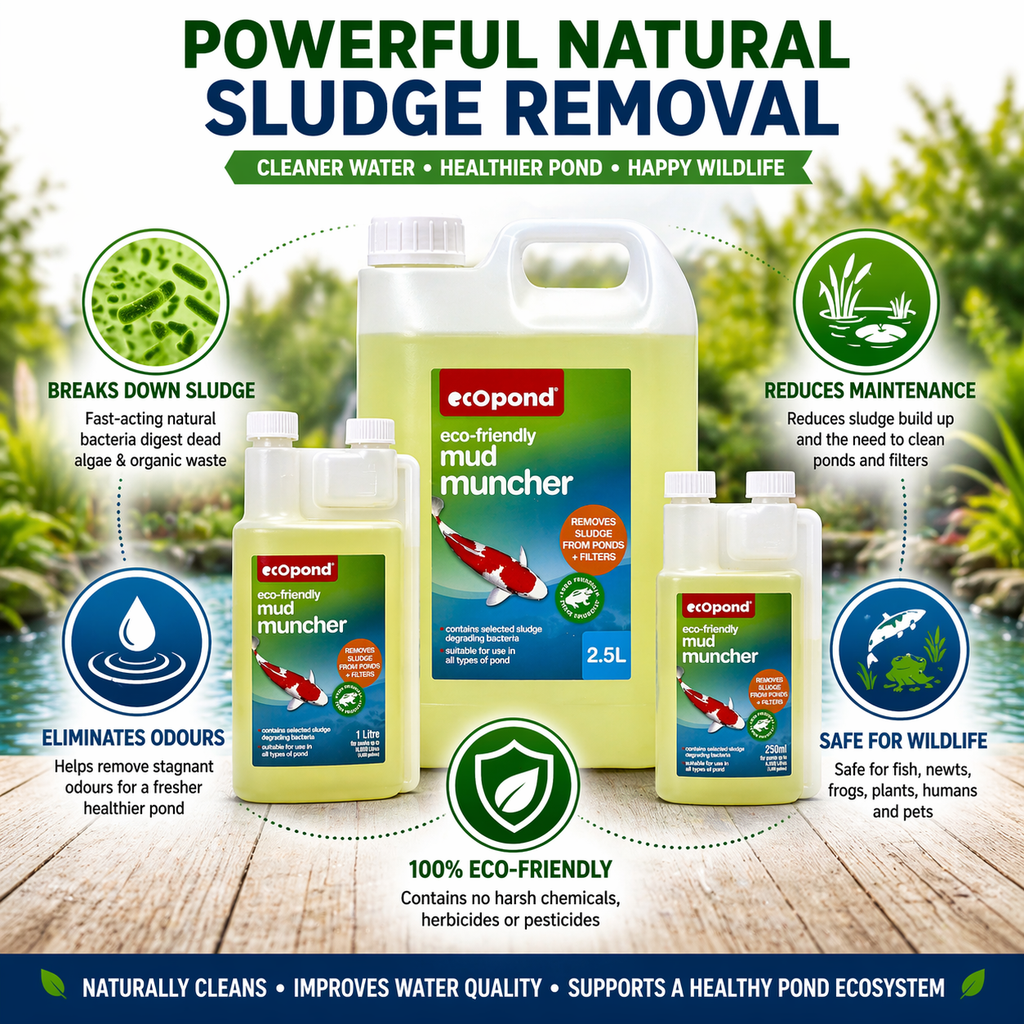 EcoPond Mud Muncher Sludge Buster Pond Water Treatment