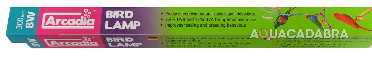Arcadia T5 8W Bird UV Lamp for Natural Vision & Health