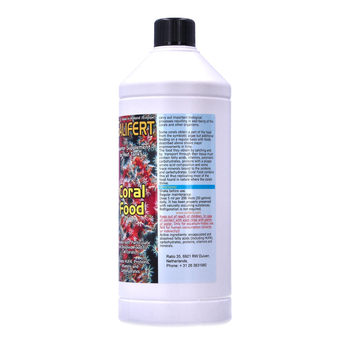 Salifert Coral Food 1000ml Nutrient-Rich Reef Supplement