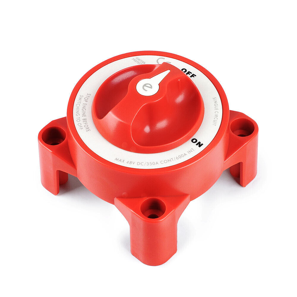 Exotronic 350A Red On Off Battery Switch