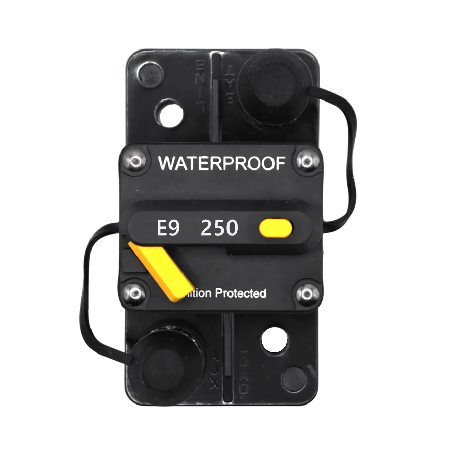 Exotronic 250A Large Surface Mount Waterproof DC Circuit Breaker