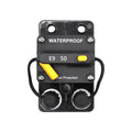 Exotronic 50A Surface Mount Waterproof DC Circuit Breaker - Side by Side