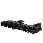 Exotronic 4 to 1 'h' Branch Joiner Connector Pair - 5 Pack