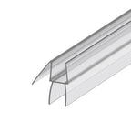 SEGUE 36" Co-Extruding Bottom Wipe with Drip Rail 3/8" Glass - SEG-36BWDR38-CL