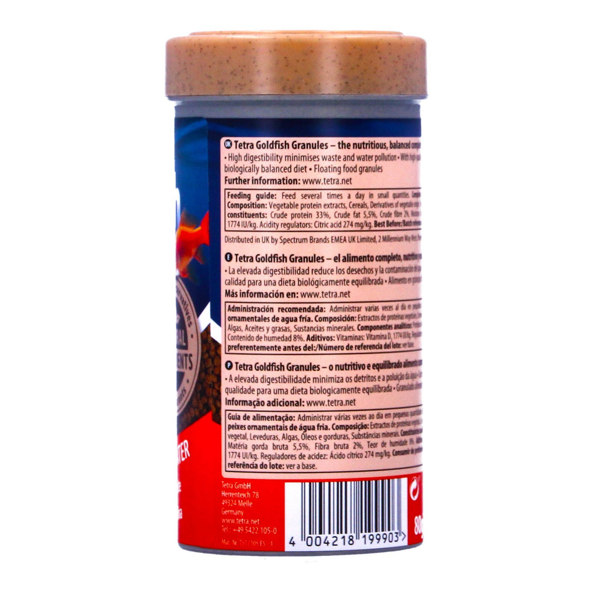 Tetra Goldfish Granules 80g - T3011