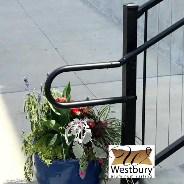 Westbury ADA Handrail Wall Return