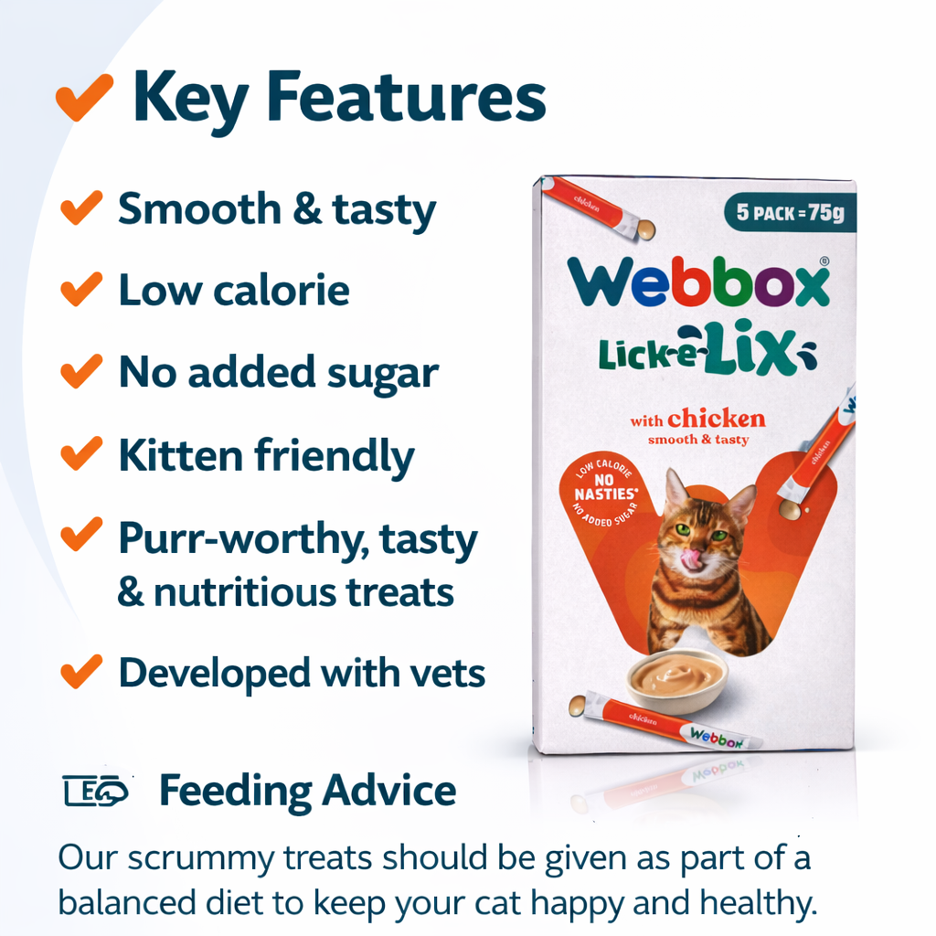 Webbox Cats Delight Lick E Lix 5 Pack
