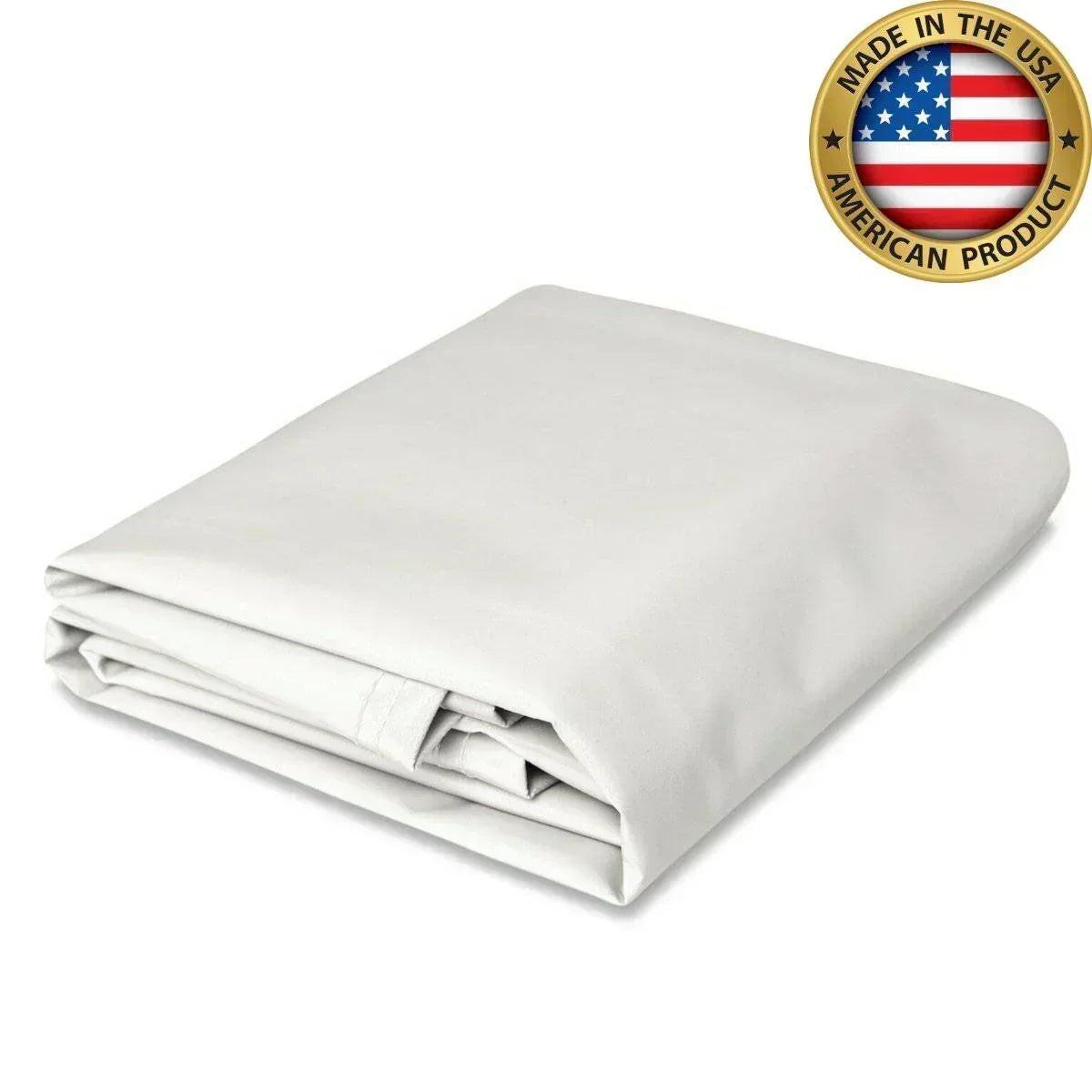 18 oz. Super Vinyl Tarp - White - 12' x 20'