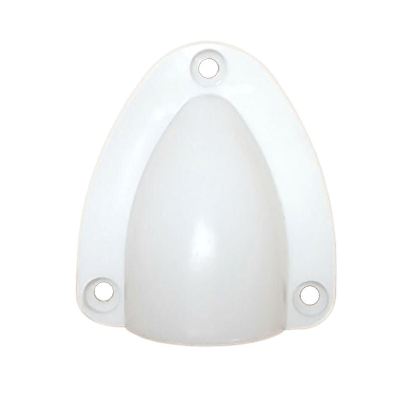 Exotronic Medium White Clamshell Cable Entry Cover