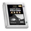 White Poly Tarp 7' x 12'
