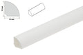 uPVC 18mm quadrant trim - white