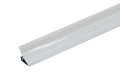 PVC splashback edging profile 33mm width white