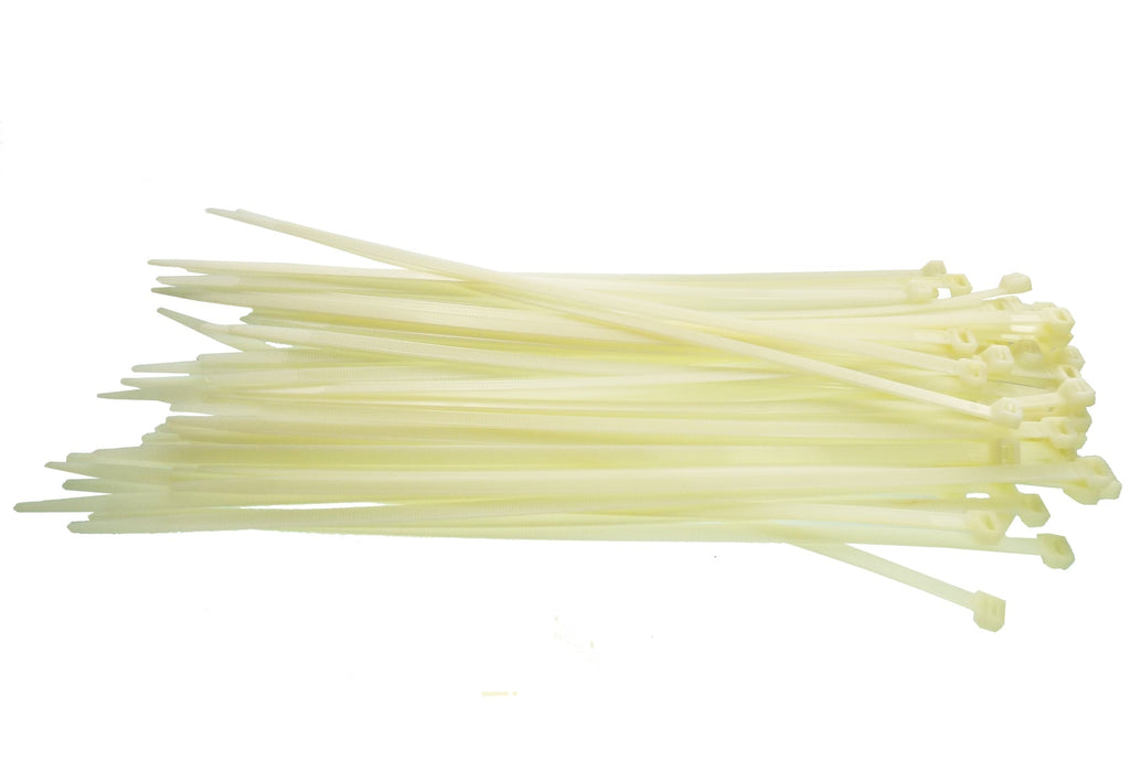 100 Cable Ties (2.5mm x 150mm) Neutral
