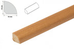 uPVC 18 MM Scotia Skirting Board 1 M & 2.5 M Length Quadrant Trim Moulding Decorative Flooring Edge Beading Strip