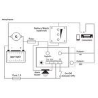 Enerdrive 12V/24V 60A IP66 Battery Guard - Low Battery Cutout