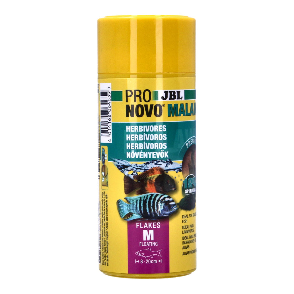 JBL Novo Malawi Cichlid Spirulina Flakes 38%