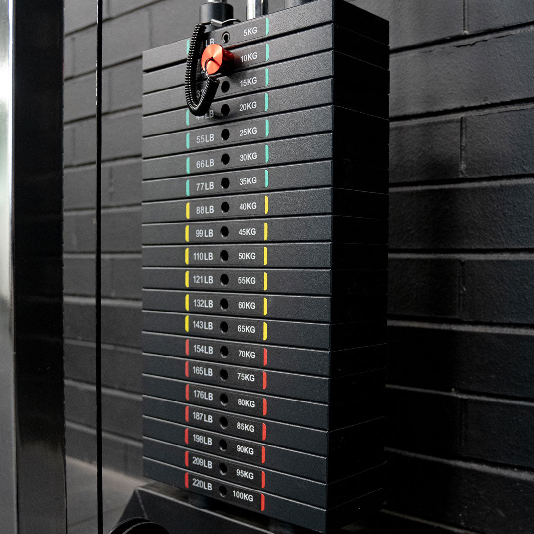 Dual Wall Mounted Cable Machine / Pulley Set (2 x 100kg)