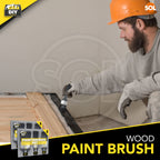 Paint Brush Set | Fine Bristle Decorating Brushes | 6 Pack
