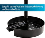 AquaForte Standing Floating Pond Skimmer Black 30 x 35 x 34 cm