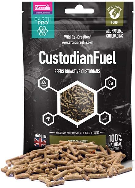 Arcadia EarthPro Custodian Fuel 80g Springtail & Isopod Food
