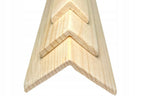 Pine Wood Corner Angle Trim 90° x 1 M & 2.4 M Length Internal External Edge Moulding