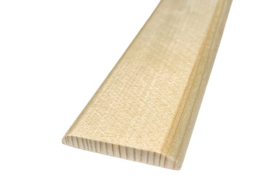 Flat Wood Beading Trim – Pine Flat Moulding Bar -  1m & 2.4m