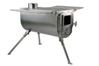 Woodlander Camping stove - Large Size / Stainless Steel