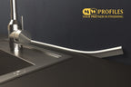 Flexible Worktop Seal Strip Trim 4.2 M Length Kitchen Bathroom Waterproof Adhesive Edge