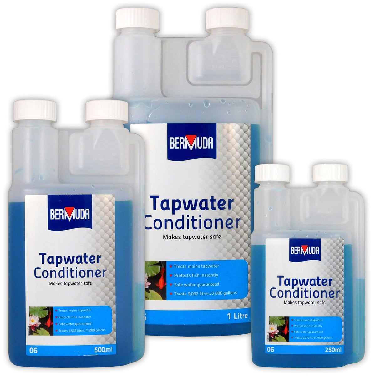 Bermuda Tapwater Conditioner - Instant Dechlorination for Ponds