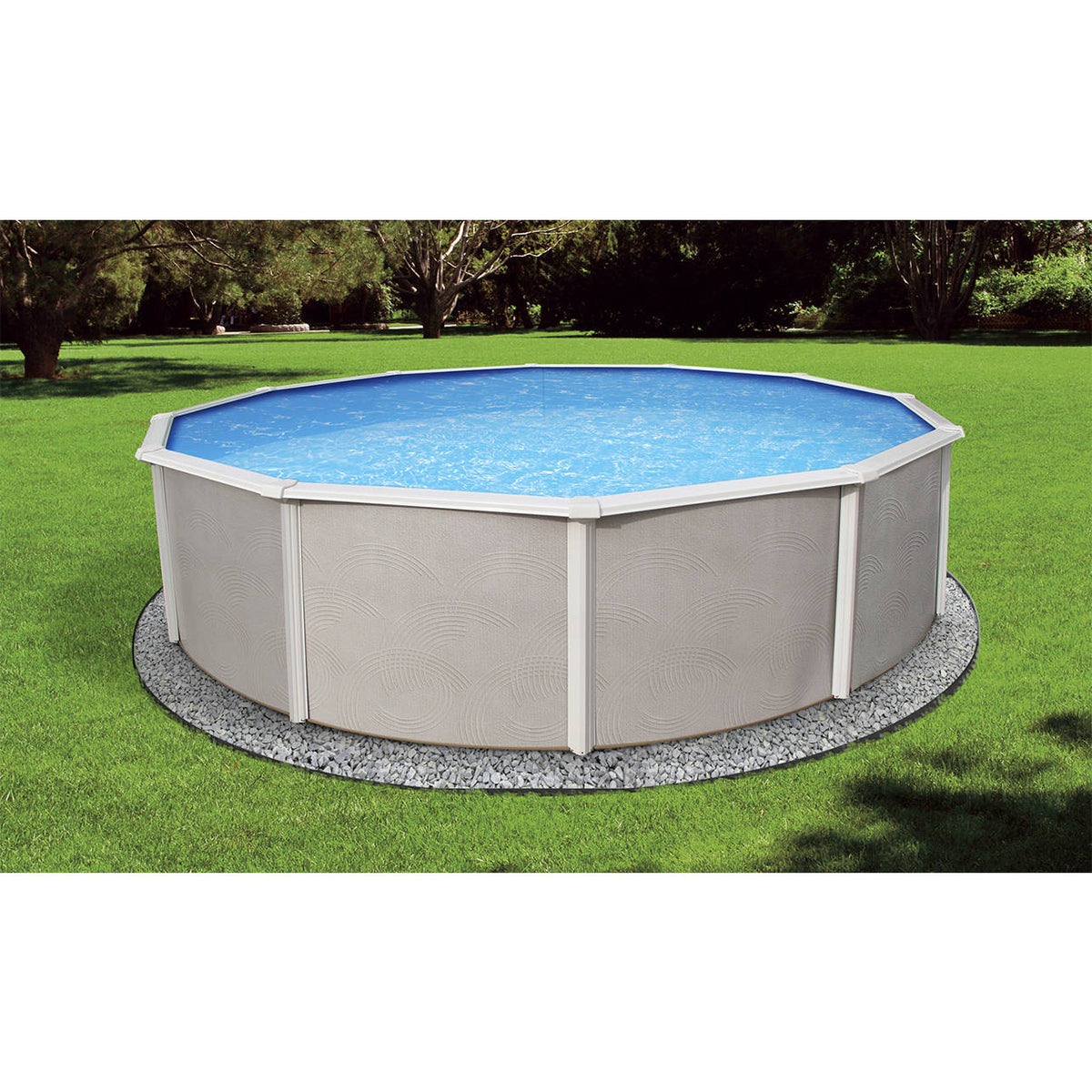 27' x 52" Round Belize Above Ground Swimming Pool