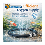 Superfish Sinking Air Bubble Ring - Pond & Aquarium Aeration Oxygen Diffuser