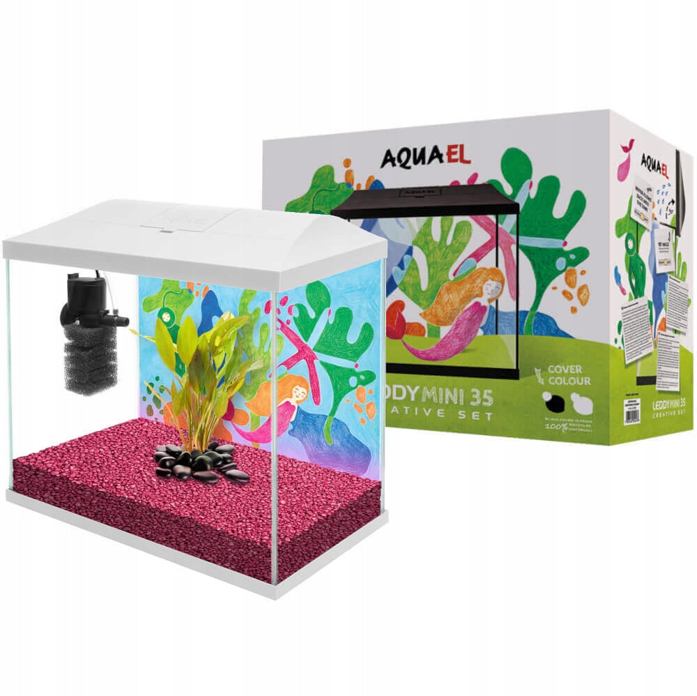 Aquael Leddy 19L Kids Mini Aquarium Set