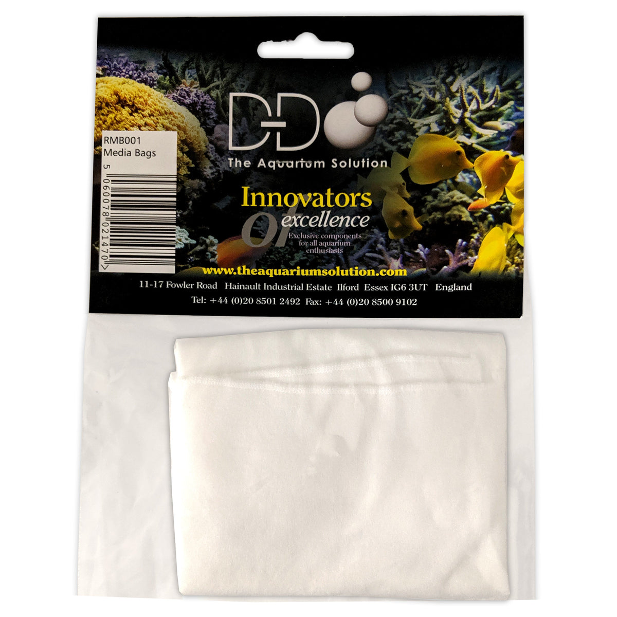 Aquarium Filter Media Bags - 2 Pack, Fine Mesh