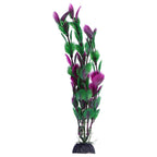 Multicoloured Plastic Aquarium Decoration Plants 10cm (Pack of 6)