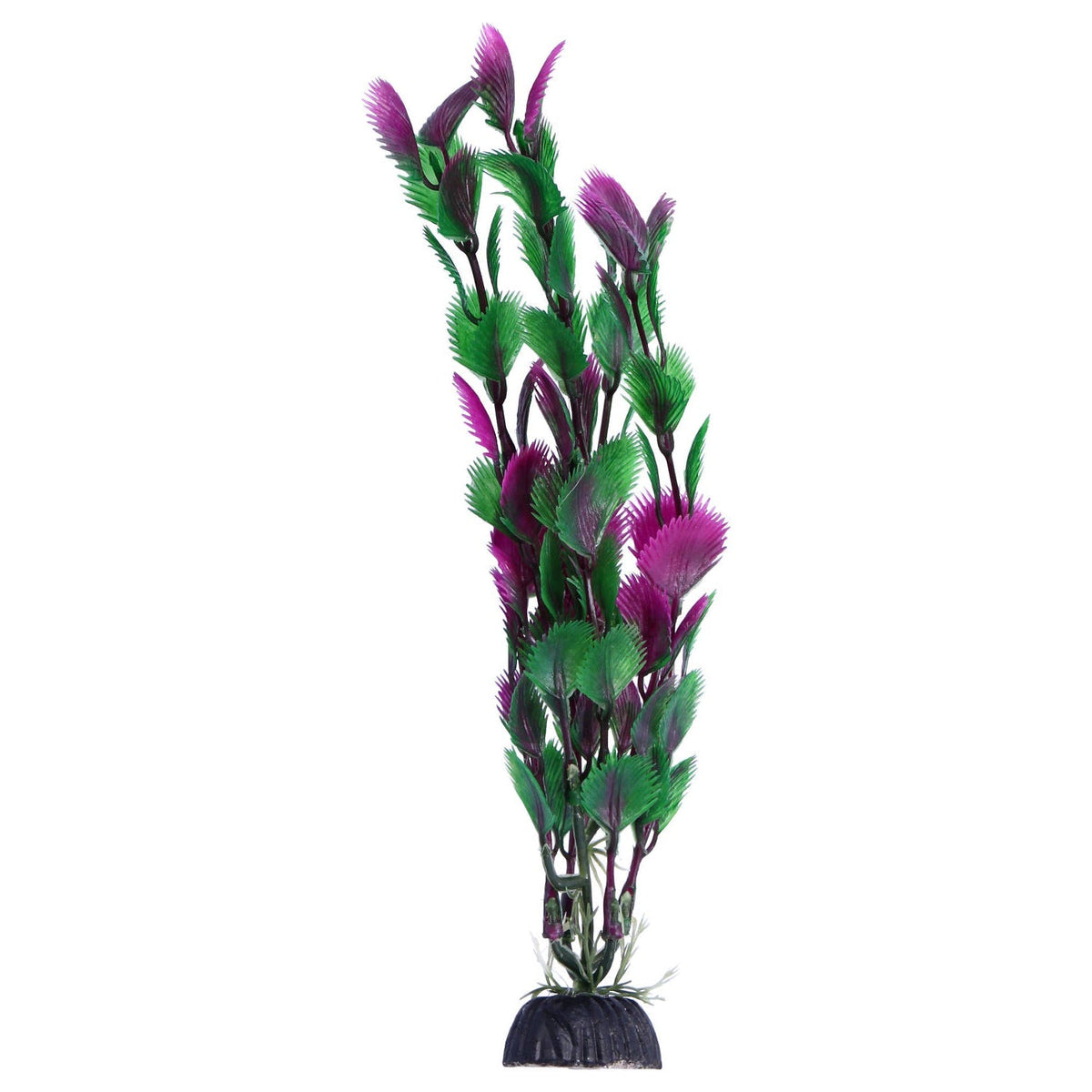 Multicoloured Plastic Aquarium Decoration Plants 10cm (Pack of 6) (Reward)