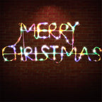 Stockholm Solar Merry Christmas Silhouette Lights Xmas Wedding Party Garden Lamp Indoor
