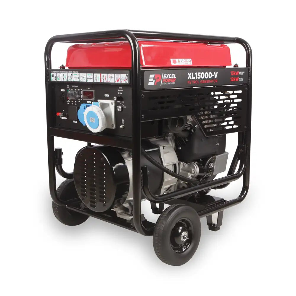 Excel Power XL15000V 13kW Open‑Framed Petrol Generator
