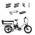XPedition2 Stratus White Dual-Battery + FREE Running Boards, Cushions, Elite Headlight, Suspension Seat Post, Orbitor, XL Cargo Panniers ($744 Value)