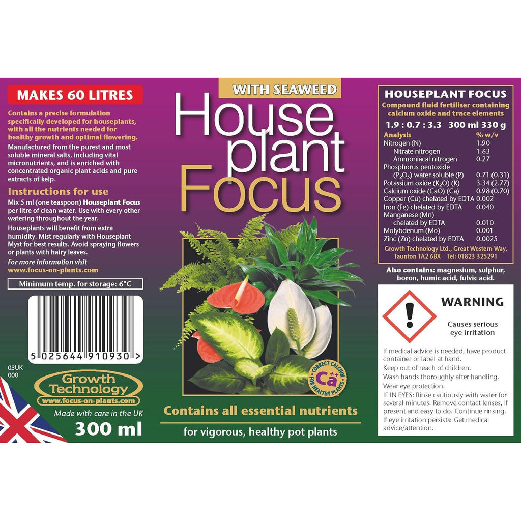Growth Technology Houseplant Focus 300ml