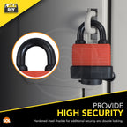 Weatherproof Padlock 40mm | Outdoor Security Lock Includes 3 Keys