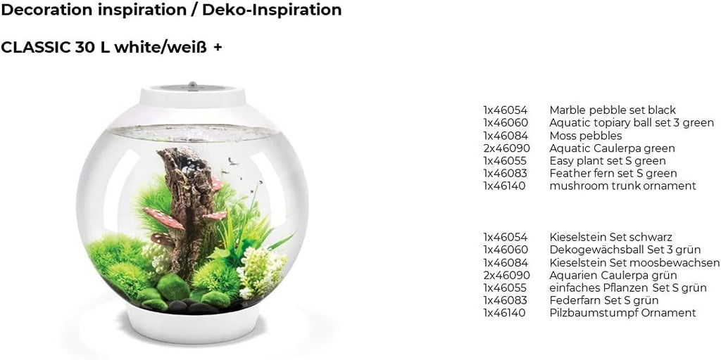 biOrb Moss-Covered Feng Shui Aquarium Pebbles