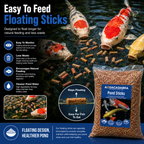 Aquacadabra Koi Goldfish Pond Sticks Fish Food
