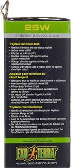 Exo Terra Reptile White UVB 100 Terrarium Bulb