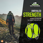 Bungee Cords 30cm with Carabiner | Outdoor & Garden | 2 Pack