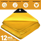 Yellow Poly Tarp 10' x 16'